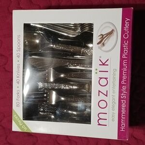 Mozaik plastic cutlery